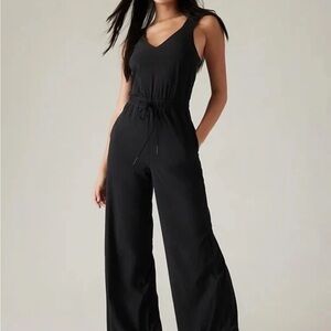 Athleta Featherweight Stretch Jumpsuit - Black